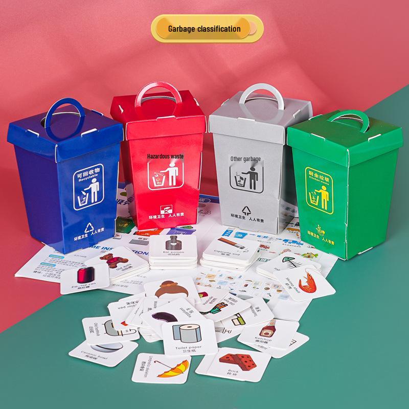 Eco-Friendly Sorting Bin for Kids: Interactive Science & Craft Kit