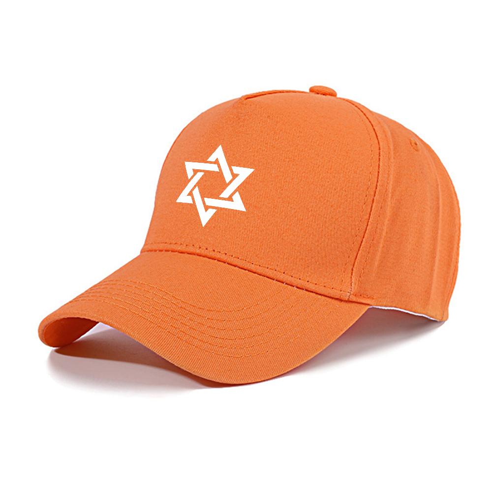 Unisex Summer Baseball Cap  Star of David Vintage Athletic Hats Happy Hanukkah Adjustable Size Outdoor Graphic Print Gorras
