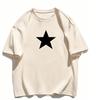 HighQuality Unisexs Summer New Thickened Cotton Short Sleeve TShirt with Premium Printed Design Trendy Moisture Wicking Natural