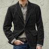 Men's Spring and Autumn Corduroy Suit Casual Solid Color Jacket Men's Clothing Plus Size S-XXXXL