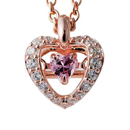 [Dancing Stone] Heart Stone Silver Top Single SETS-8751 Pink Gold