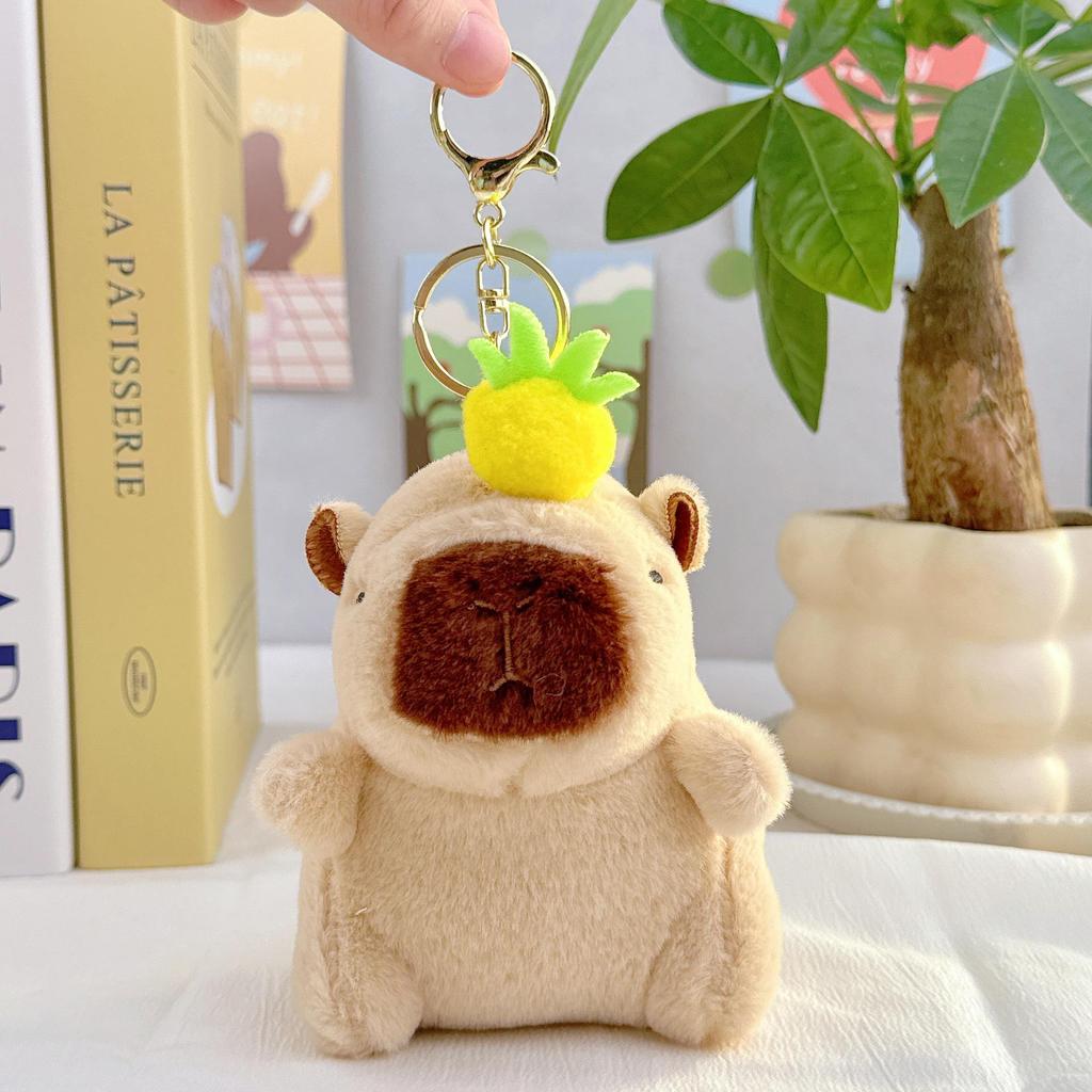 Popular Guinea Pig Plush Keychain - Cute Cavy Backpack Charm & Ornament