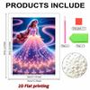 Disney The Magic Hair Pearl Decorative Set Artificial Pearl Jigsaw Puzzle Embroidered Home Decorative Handmade Gift