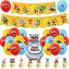 Cuphead Themed Birthday Party Decorations Set With Tea Cup Head Design Vibrant Paper Material