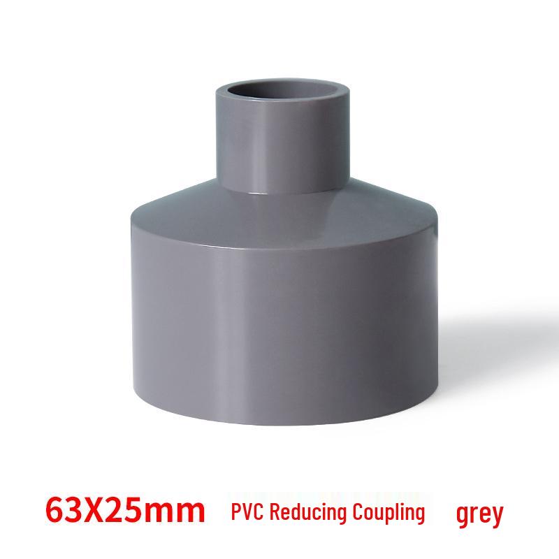 PVC Water Pipe Reducer Connector for Varied Diameters: 20, 25, 32, 40, 50, 63, 75mm