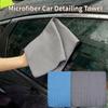 1Pcs Microfiber Car Cleaning Cloth Detailing Waffle Weave Window Clean Wipe New Glass Wash Towel