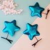 10 Star Spring Pins Aqua Blue Amusement Park Group Events Dangling Hair Pins Spring Hair Pins