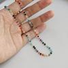 1pc Colorful Gem Bead Necklace, Fashion Adjustable Length - Trendy Jewelry Gift for Women