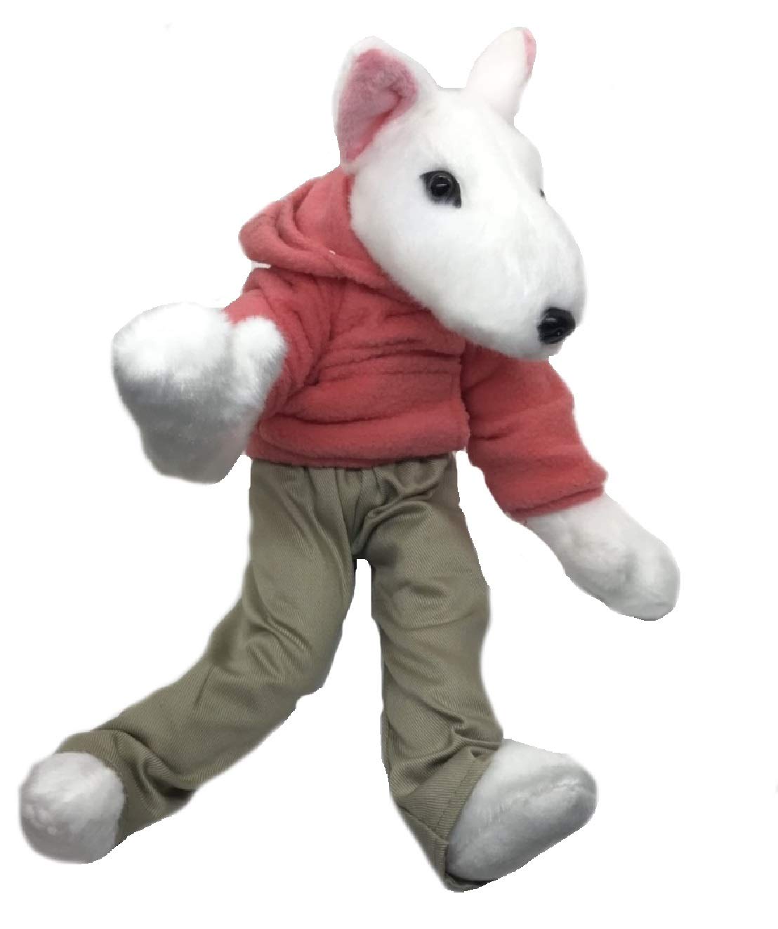 

Плюшевая игрушка Бультерьер Танцующая на улице собака [Monshop] (розовый) розовый