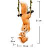 Resin Garden Figurine Squirrel Garden Statue Elegant Garden Addition