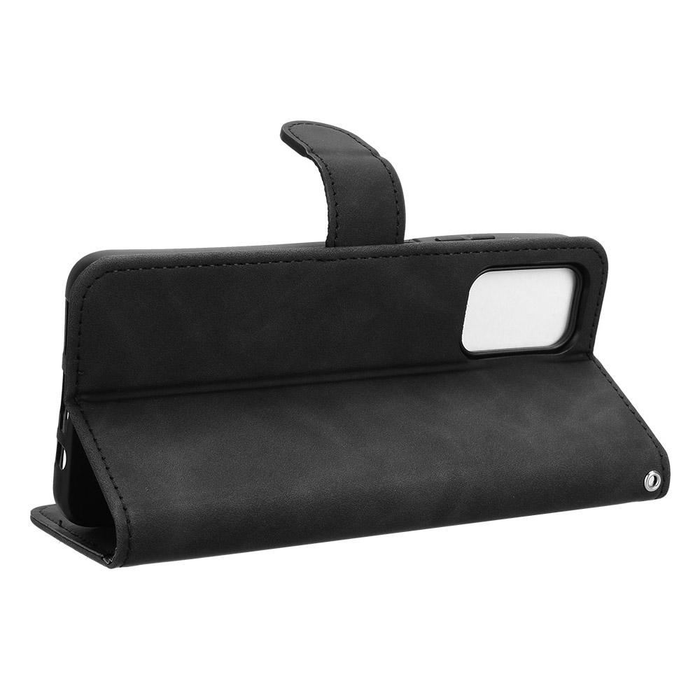 Für Motorola Moto G35 5G Lederhülle Hautgefühl Sturzsicher Brieftasche Flip Handyhülle