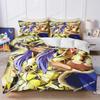 3d Cartoon S-Saint Seiya Comforter Bedding Set Printed Duvet Cover Sheet Pillowcase Bed Soft Quilt Cover Full Queen King Size