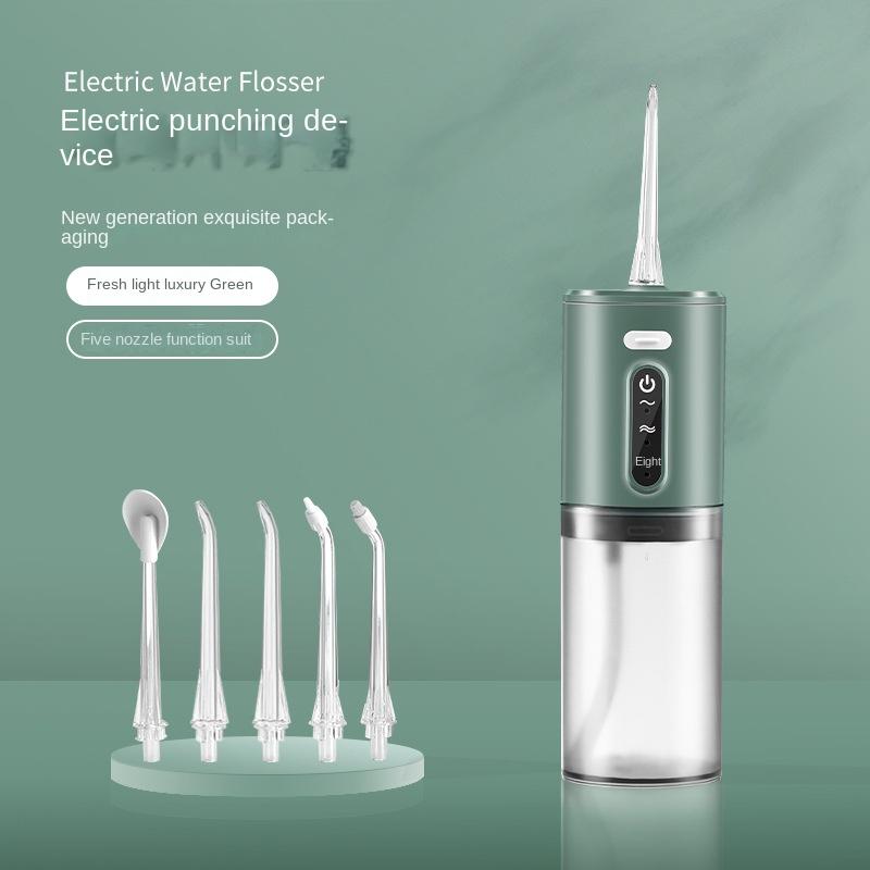 Portable Water Floss USB Rechargeable Oral Irrigator 280ML Electric Tooth Cleaning Device 3 Modes Waterproof Irrigator