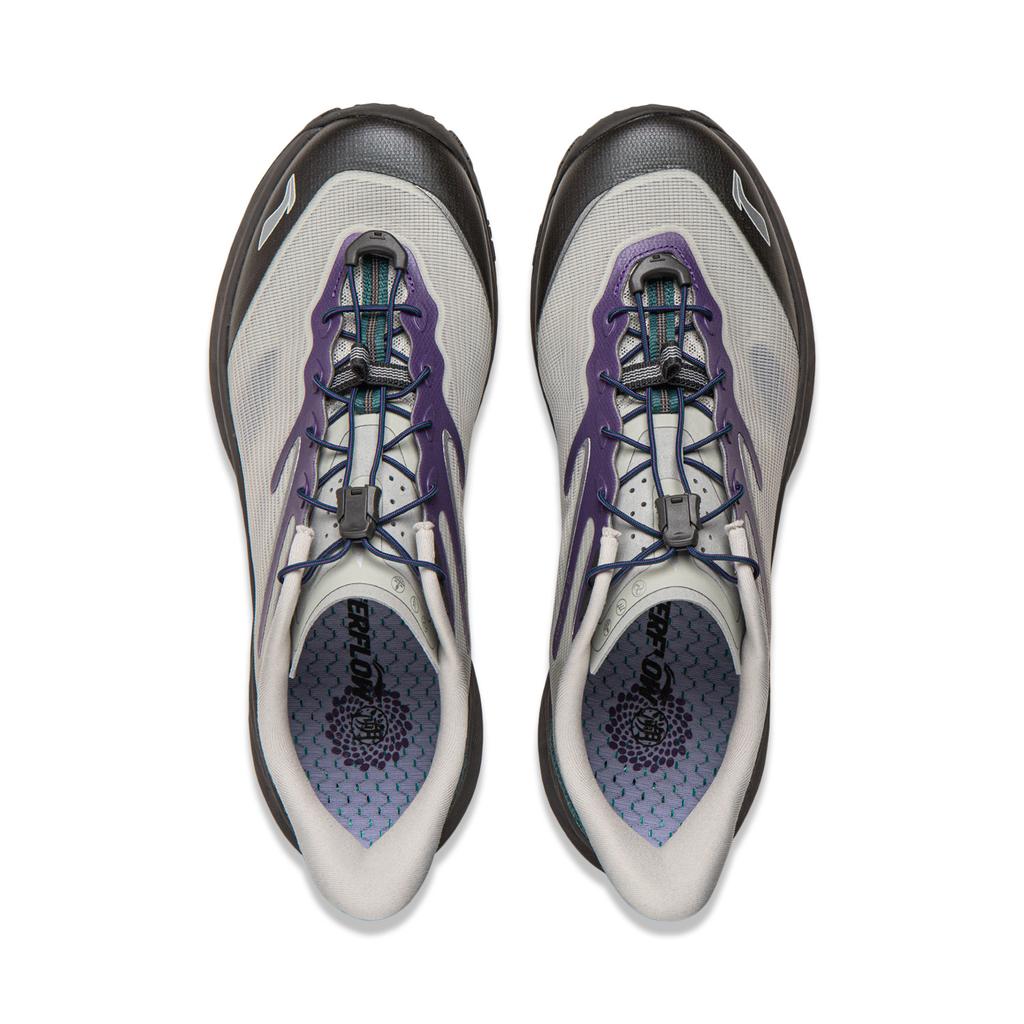 Li Ning Outdoor CF Tracing, Mu Li River Trekking Shoes Men's White Birch Gray AHLW015-2