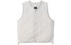 Vests Men's Gray White V Neck Moderate Other DX0891-012