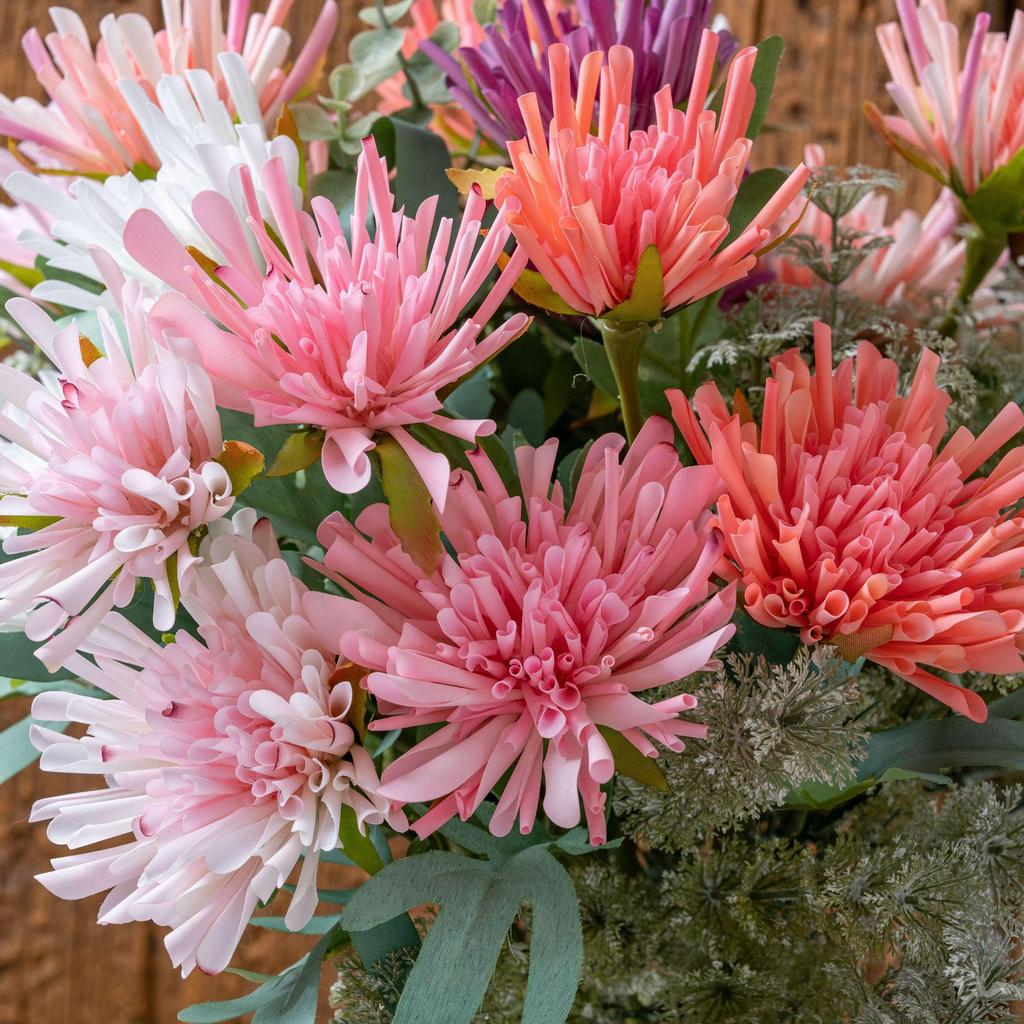10% Off Clearance: Artificial Chrysanthemum Bouquet – INS Style Home Decor, Chrysanthemum Variants for Stunning Faux Floral Displays