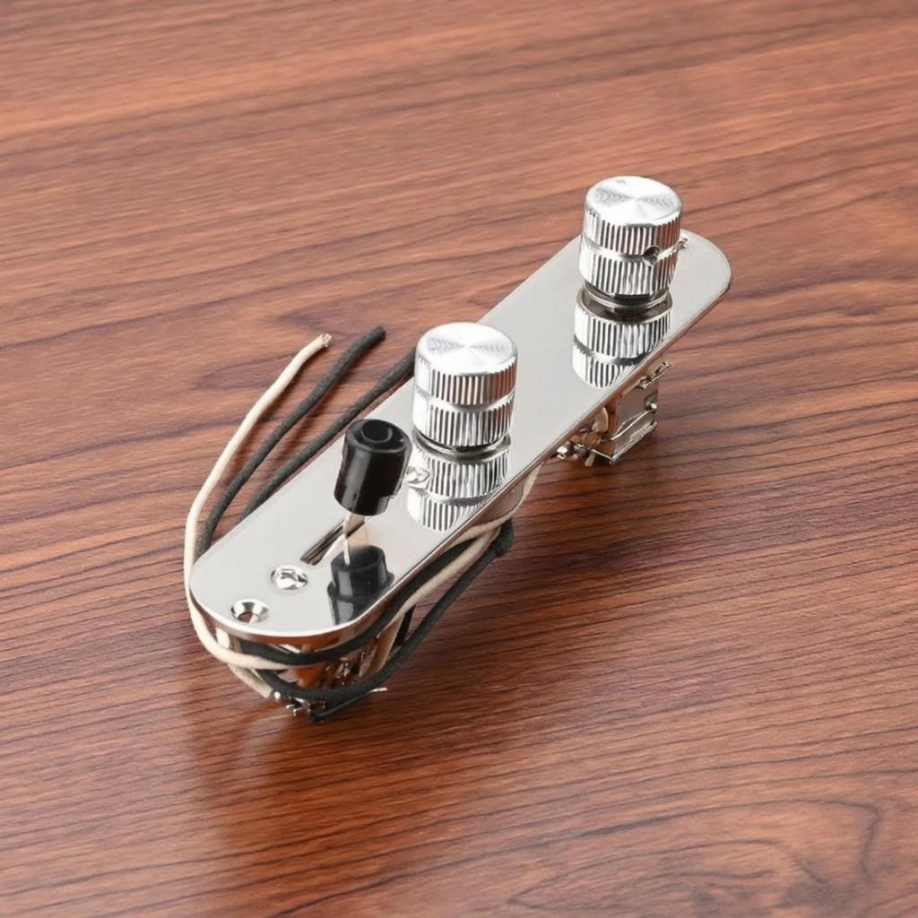 Wired Control Plate with Knobs Loaded Guitar Part Sturdy for Luthier