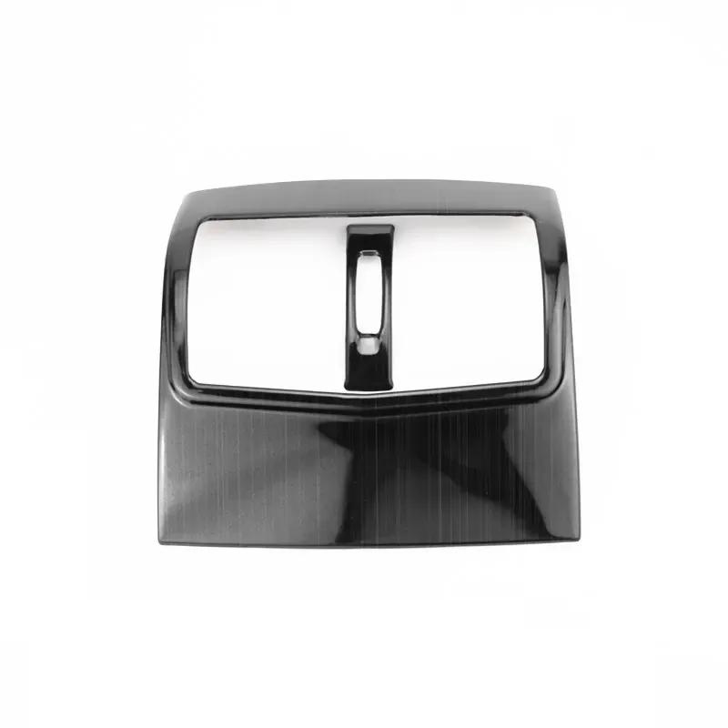 For Mercedes Benz E Class W212 2012-2015 Rear Air Condition Outlet Vent Frame Cover Carbon Texture Trim Interior Car Accessories