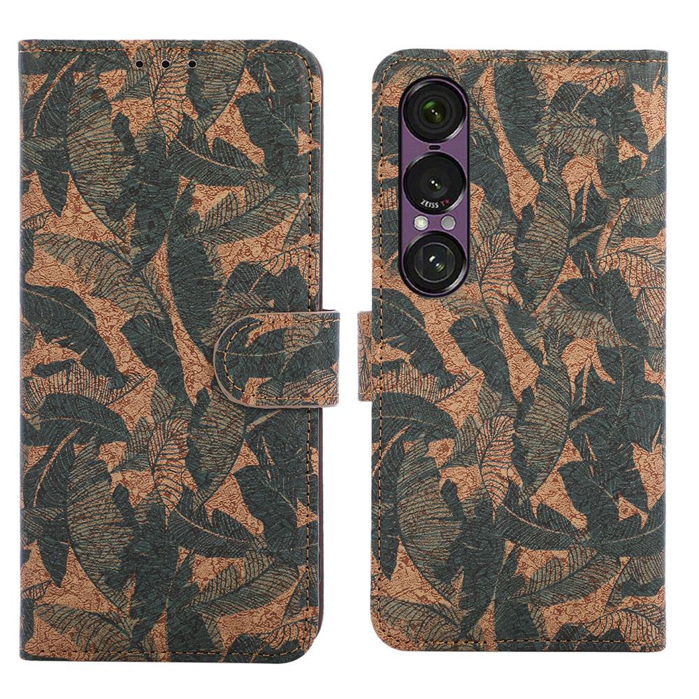 For Sony Xperia 1 VII Leather Wallet Case Bohemian-style TPU PU Phone Cover with Stand