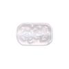 Lychee Frozen Rectangular Jade Spacer Beads for DIY Bracelets & Phone Lanyards