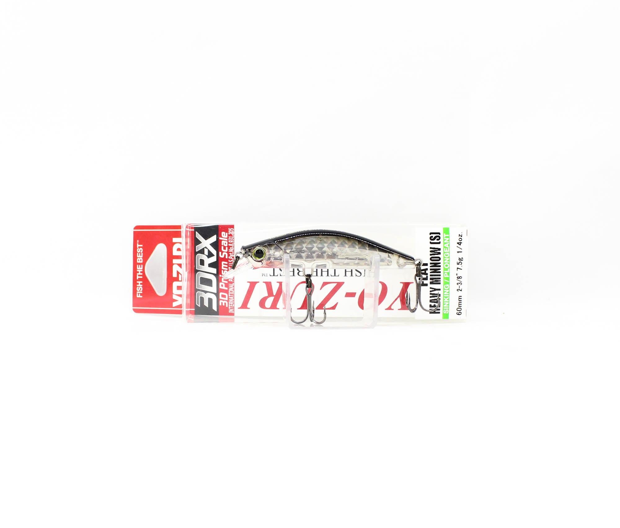 

Воблер Yo Zuri 3DR-X Flat Heavy Minnow 60S тонучий R1542-PSBL (4855)