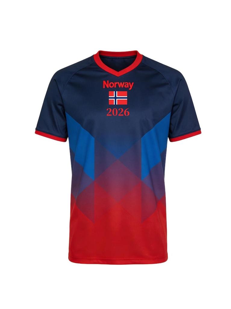 Camiseta personalizada estilo fanático de la Copa de Noruega 2026 para niños, jóvenes, hombres y mujeres