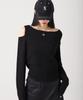 AVANDRESS Noga Shoulder Cut-Out Knit Black