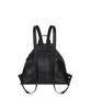 Vunque Hey Pin Tuck Leather Backpack M (Hey Pin Tuck Leather Backpack Medium) Black