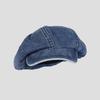 CARA PARK Denim Newsboy Cap C1 DEEP BLUE
