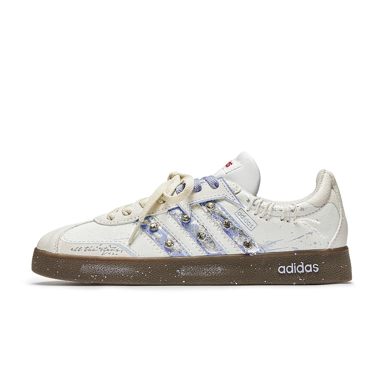

Adidas Neo VL Court Lifestyle Skateboard Shoes Unisex Low top Purple/Gray HQ1802(Team632-) 36