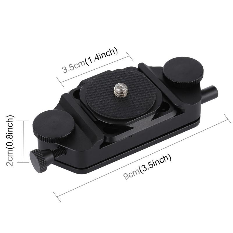PULUZ Fat Cow Quick-Release Aluminum Waist Buckle Camera Stabilizer with Plate