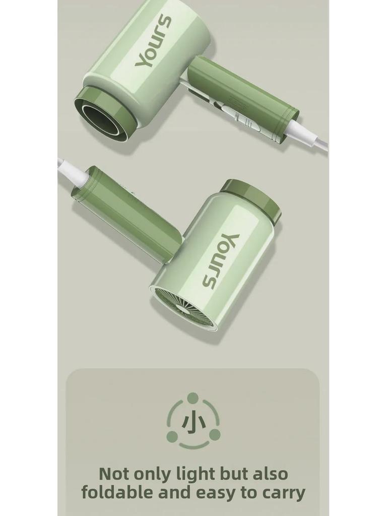 Yongri Wysokiej Mocy Przenośna Suszarka do Włosów - Stała Temperatura do Użytku Domowego i Akademickiego