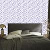 Heart Wallpaper White, Blue and Light Gray 50x1000