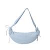 2024 Korean-Style Lightweight Women's Nylon Canvas Crossbody & Underarm Dumpling Bag