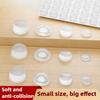 Self-Adhesive Silicone Anti-Collision Pads - Rubber Buffer Protectors for Cabinets, Doors & Drawers