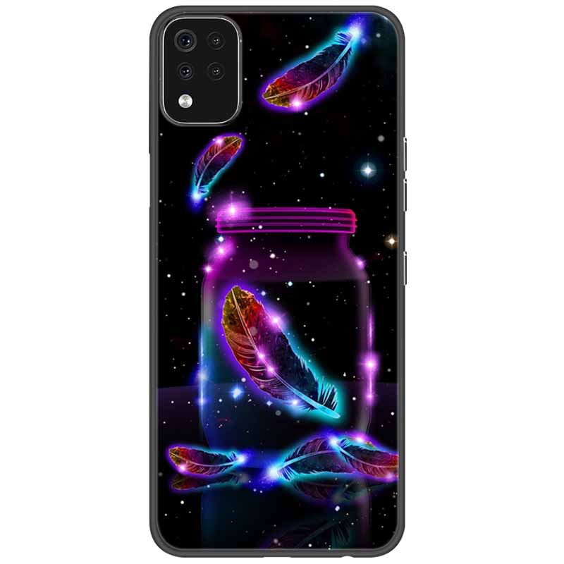 Phone Case For LG K42 K52 K62 Q52 Case Soft Painted Wolf Silicone Black Covers For LG K62 Cases K 42 Shockproof Funda for LGK52