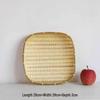 Handgefertigter Bambus-Worfkorb: Mehrzweck-Sieb, Obst- und Brötchenschale, Langlebiges rundes Design