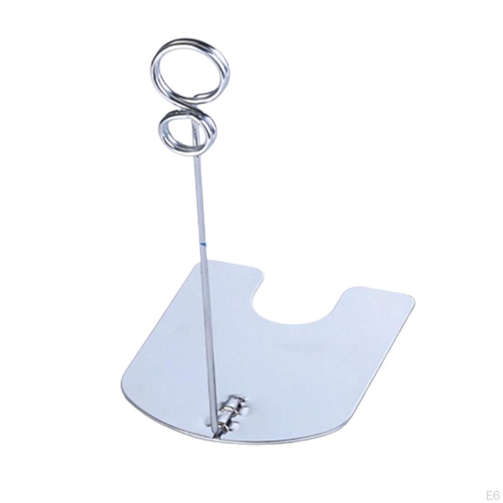 10 Stück Tischkartenhalter Tischnummernständer Warenzeichen-Schildklemmen Menüklemmen für