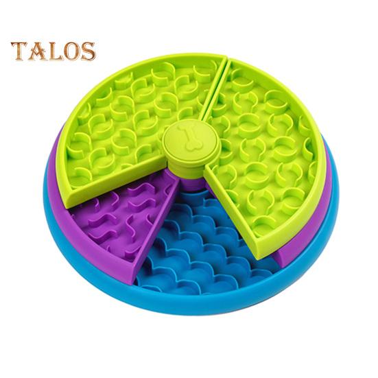 

Миска для медленного кормления домашних животных глубиной 13 мм с нескользящим шасси, трехслойная миска для медленного кормления домашних животных с дизайном в виде лабиринта разноцветный