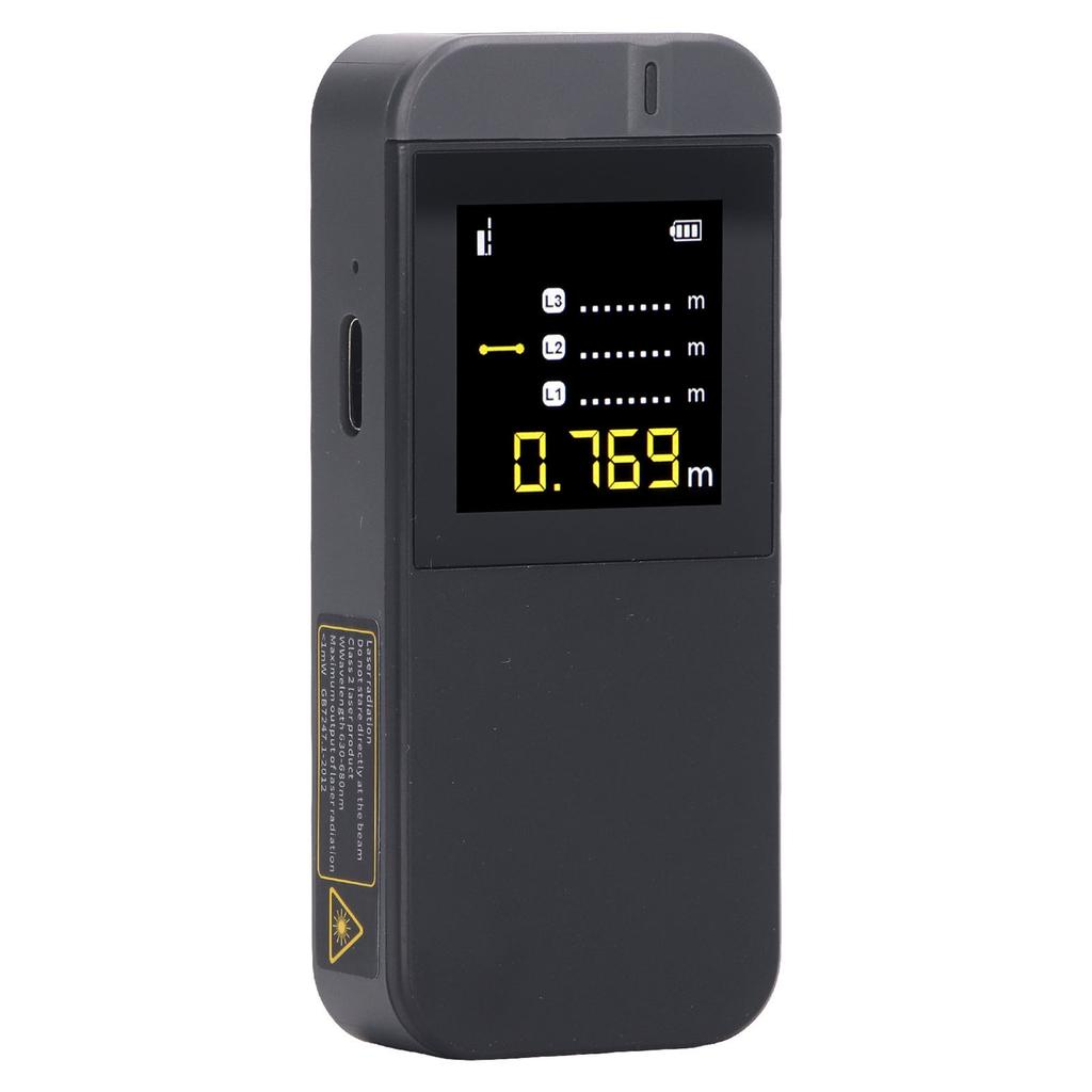Smart Infrared Rangefinder LCD Screen Gravity Sensing Distance Measuring Device 0.05 To 40 Meter