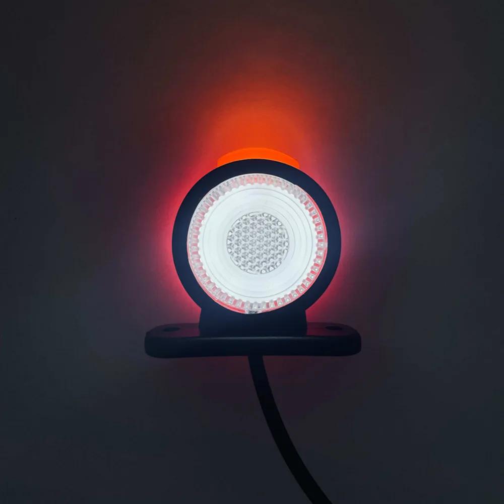 2PCS LED Position Lamp Truck Outline Lights 12V 24V Lorry Trailer Signal Side Marker Lights for Van Caravan Clearance Lamps
