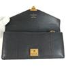 Louis Vuitton Long Wallet Bi-fold Flap Long Wallet Calf leather Black