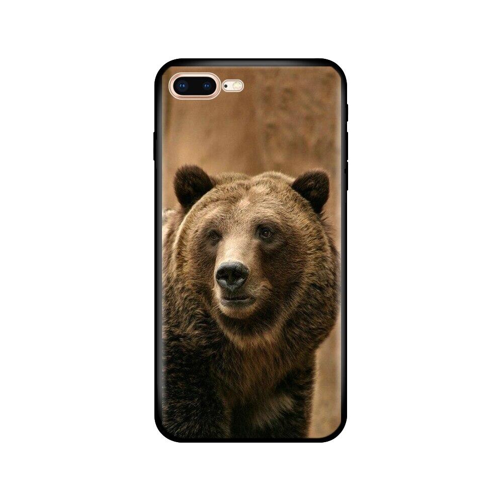 For Iphone 7 8 Case Silicon Soft Tpu Shell Cover For Apple iPhone 7 8 Plus Bag Funda Coque Etui Bumper Paiting Black Tpu Case