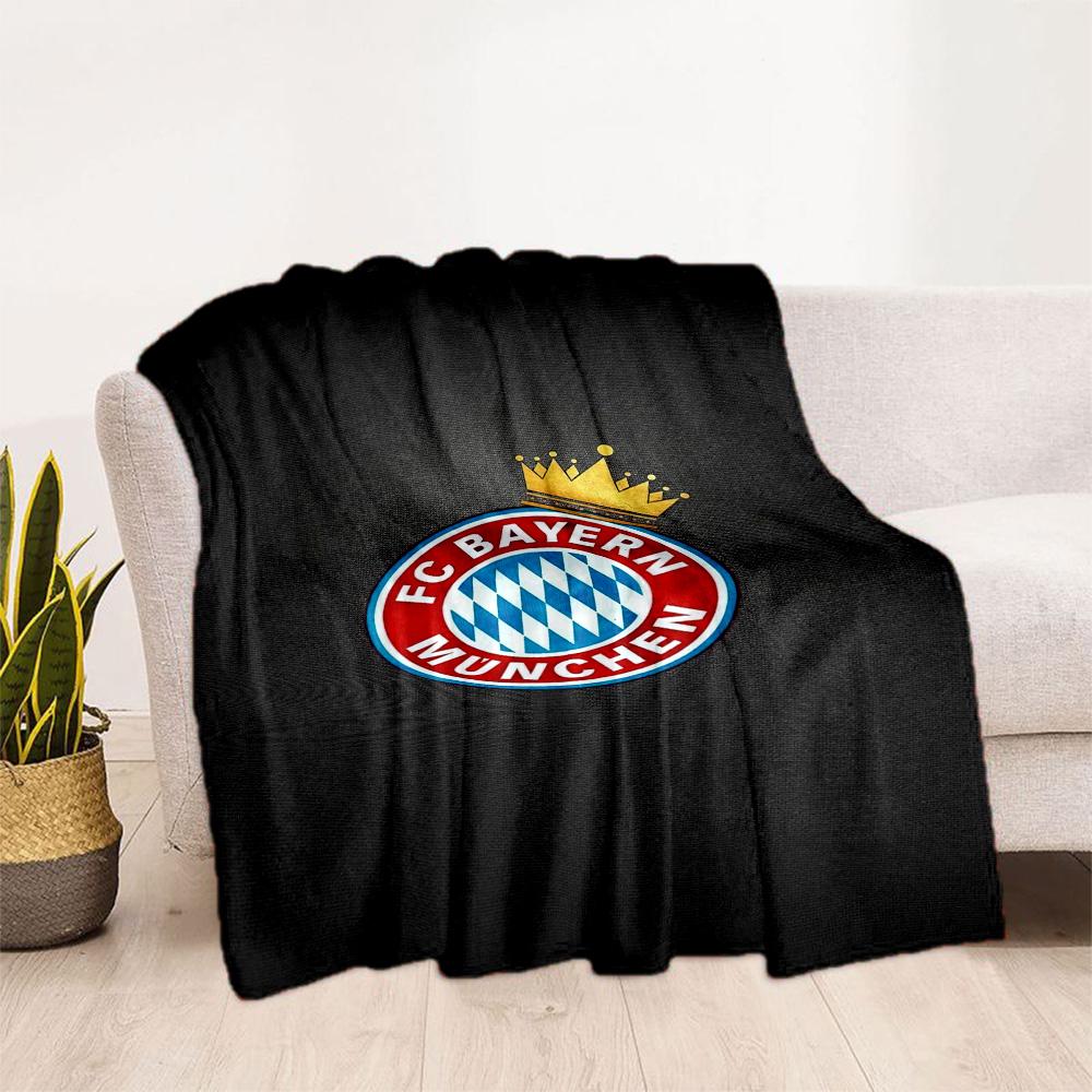 Bayern Munich Blanket Durable Comfort Suitable for Seaside Bedding Livingroom All-Season Use Modern Perfect Gift for Relatives and Friends