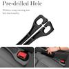 Car Seat Gap Filler 2-Pack, Universal Car Seat Gap Filler Organizer, Seat Gap Plug – Fills Gap Between Seat & Console (Black)
