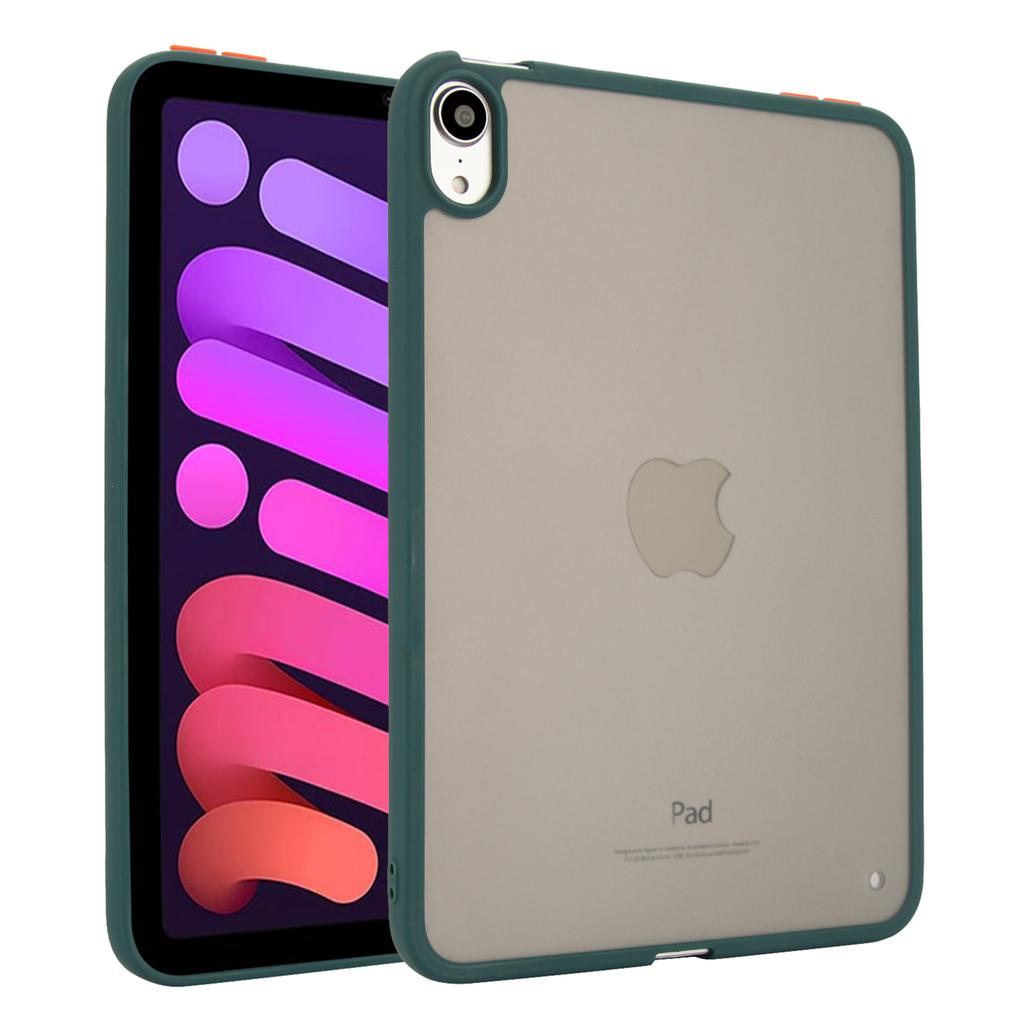 Pentru iPad mini (2024)/(2021) Husă Piele la Atingere Mată Acrilic TPU Rezistentă la Șocuri Husă Tabletă