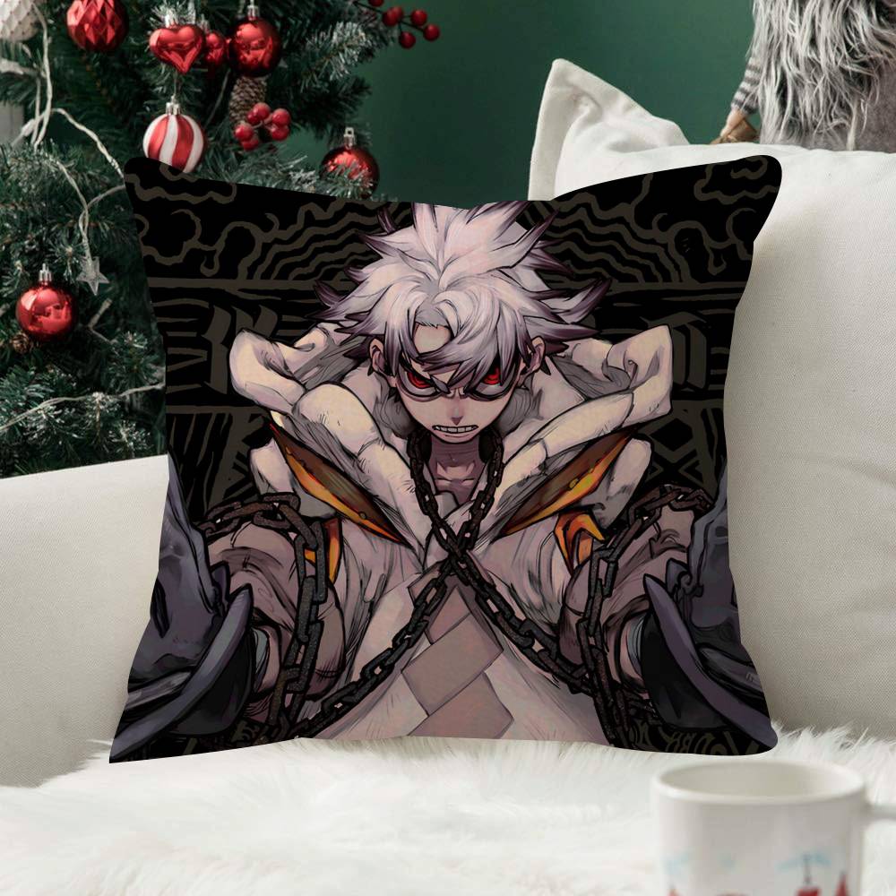 Cartoon Cool Manga Pillow Cover Soft Decorative Throw GGachiakuta Pillow Case Couch Home Decor for Living Room Sofa Party Gift