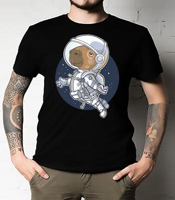 Astronaut Capybara Essential Tee Classic T-Shirt ALL SIZE UNISEX Unisex T-Shirt