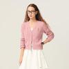 Teenie Weenie Women's College Style Loose Fit V-Neck Knit Sweater