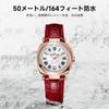MARVIN Swiss Classic Quartz Genuine Leather Rose Gold Stainless Steel Birthday Gift Ladies' Watch, Strap, Case, Waterproof, Luxury,